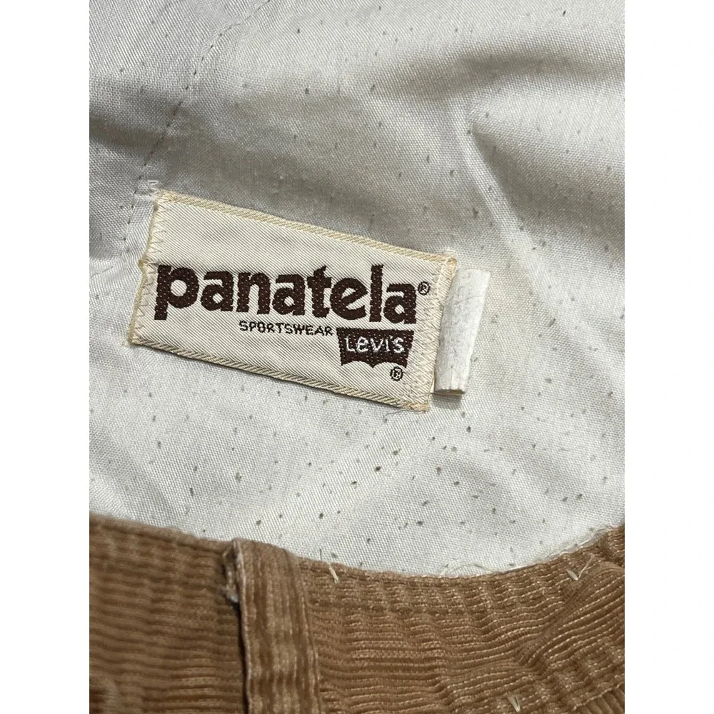 Vintage 1970s Levis Panatela Corduroy Pants Brown Straight Leg 34x31